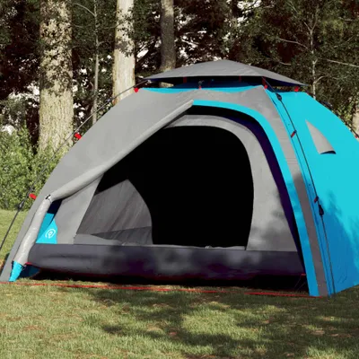 Produktbild von Möbel Kuppel-Campingzelt 4 Personen Blau Quick Release - Campingzelte 4004243