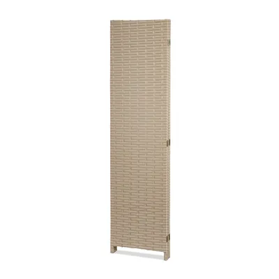 Immagine prodotto di Paravento divisorio Relaxdays, 4 pannelli, A x L: 180 x 180 cm, divisorio pieghevole, moderno, schermatura, plastica, beige