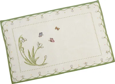 Imagen del producto de Mantel individual de ganchillo de primavera, diseño "Campanillas", 480 x 320 x 2 mm | Villeroy & Boch | N.º de artículo: 1486636120 | EAN: 4003686364141