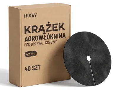 Image de Disque de paillage Ø 42 cm, lot de 40 rondelles géotextile anti-mauvaises herbes 220 g/m², perméables à l'eau et résistantes aux UV