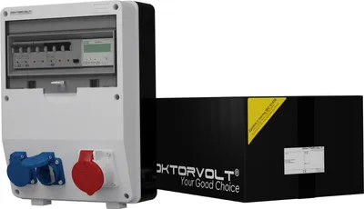 Obrázek produktu pro Rozdělovač proudu TD-S/FI 1x16A 2x230V s měřičem proudu MID Doktorvolt 2510