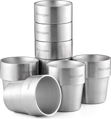Immagine prodotto di Bicchiere termico in acciaio inossidabile da 8 ore, ideale per bevande fredde, lavabile in lavastoviglie, 300 ml