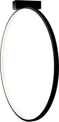Zdjęcie produktu dla Kinkiet LED AGARO czarny 27W Neutralna biel 3531lm aluminium wym:93x87x20cm IP20 Shilo
