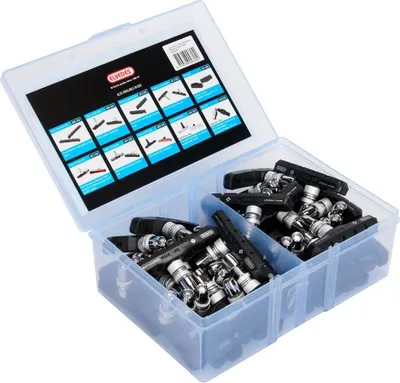 Produktbild von Elvedes Bremsbeläge V-Brake 72 x 13 mm 25 Stück Schwarz
