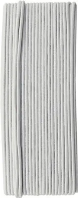 Produktbild von Weißes hochelastisches Gummiband 5 m x 1,5 mm für Bastel- und Nähprojekte, Nähzubehör