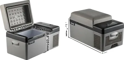 Image de Réfrigérateur de voiture, portable, refroidissement efficace, 20L