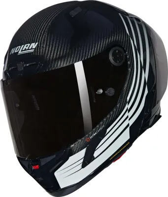 Produktbild von Integralhelm NOLAN X-804 RS ULTRA CARBON Ala 345 Karbon Schwarz Weiß größe XL
