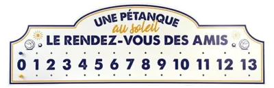 Produktbild von Großer Zielscheibenteller für Petanque