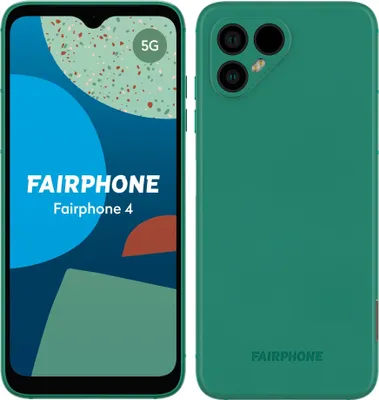 Produktbild von Fairphone 4 16 cm (6.3") Dual-SIM Android 11 5G USB Typ-C 8 GB 256 GB 3905 mAh Grün