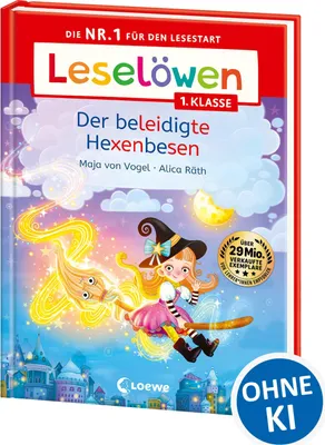 Produktbild von Leselöwen 1. Klasse - Der beleidigte Hexenbesen