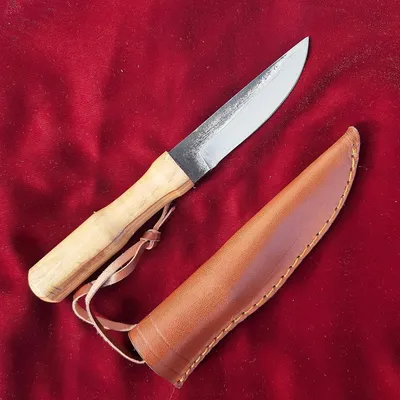 Zdjęcie produktu dla Craftomatik Nóż Wikingów ręcznie wykonany 21 cm stal węglowa