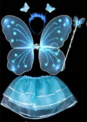 Produktbild von Kostüm Fee - Engel - Schmetterling - Kinder - Fasching - Karneval - Party - Verkleidung