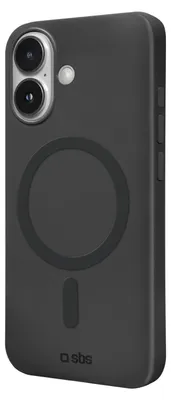 Produktbild von SBS Instinct Mag Cover iPhone 16 schwarz