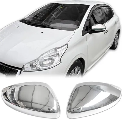 Obrázok produktu pre Nerezové chrómové kryty zrkadiel pre Peugeot 2008 II | BJ od 2019&gt
