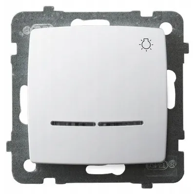 Obrázek produktu pro Ospel ŁP-5SS/m/00, Bílá, IP20, 250 V, 10 A, 71 mm, 42 mm