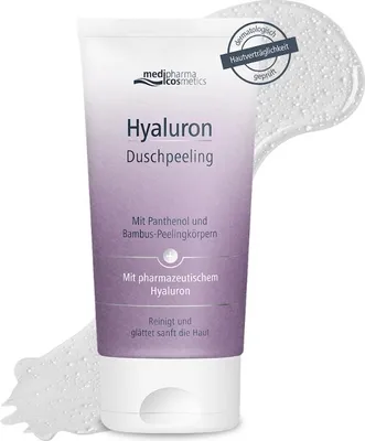 Produktbild von Medipharma Cosmetics Hyaluron Duschpeeling reinigt und glättet die Haut, 150 ml Peeling