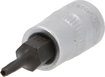 Produktbild von KS Tools 1/4 Bit-Stecknuss TXPlus mit Stirnlochbohrung, IPR8