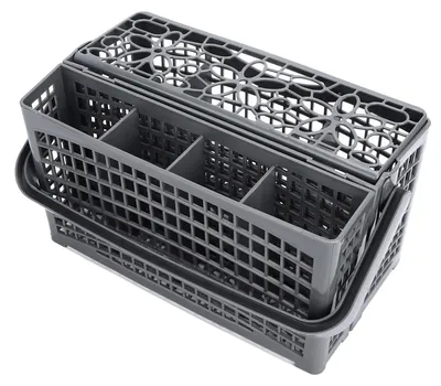 Besteckkorb Geschirrspüler 2-in-1 7 Fächer ABS 23,1x13,1x13,4 cm