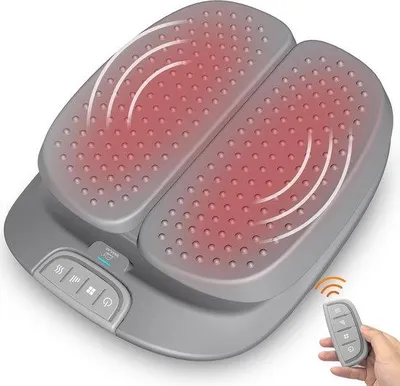 Obrázok produktu pre Elektrický masážny prístroj s funkciou ohrevu a vibrácií – s diaľkovým ovládaním na liečbu bolesti a zlepšenie krvného obehu
