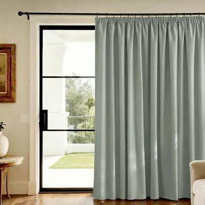 Zdjęcie produktu dla Elzusha - Zasłona termoizolacyjna - 200 x 245 cm - Zielony (Saliegroen)