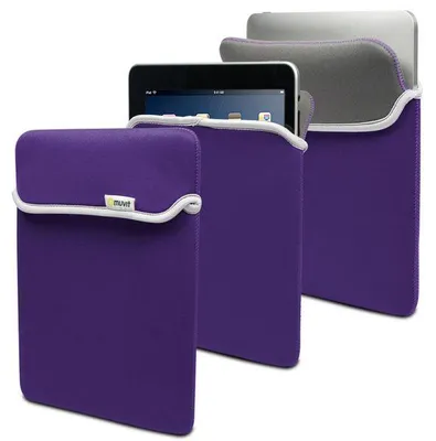 Produktbild von Muvit MUCLPNEIPAD004, Grau, Violett, Neopren, iPad