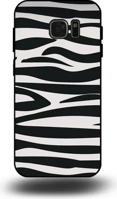 Produktbild von Smartphonica Handyhülle passend für Samsung Galaxy A30 mit Zebradruck - TPU-Hülle mit Zebradruck-Design - Schwarz Weiß