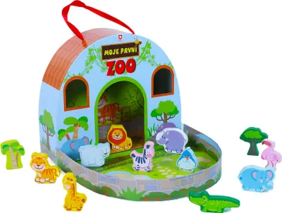 Obrázok produktu pre RAPPA Moja drevená zoo v kufríku