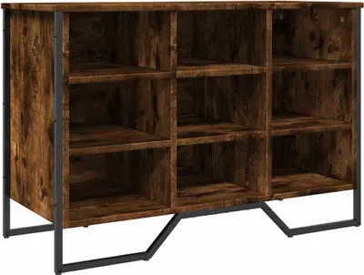 Obrázek produktu pro vidaXL Stojan na boty kouřový dub 90x38x61,5 cm materiál na bázi dřeva