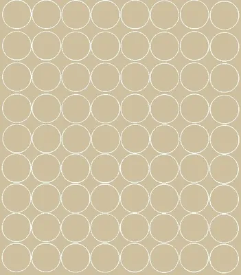 Immagine prodotto di Adesivi rotondi, diametro 5 cm, 72 pezzi, beige opaco
