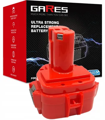 Zdjęcie produktu dla Gares Akumulator do Makita 193062-6 6280D 6381D | 14,4 V 1.5 Ah Inny | Mocna Bateria do Robot Sprzątający | Wydajny Zamiennik Gares®