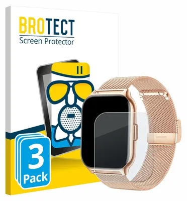 Produktbild von 3x BROTECT Entspiegelungs Schutzglas für APAUK Smartwatch 2.01" Schutzfolie Panzer Folie Glas Display Schutz matt