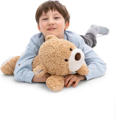 Produktbild von NICI Kuscheltier Bär Finni 50cm - karamell - Stofftier aus weichem Plüsch, niedliches Plüschtier zum Kuscheln und Spielen, für Kinder & Erwachsene, tolle Geschenkidee - 62964