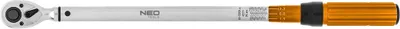 Obrázok produktu pre NEO TOOLS Obojstranný momentový kľúč 1/2" 60-330Nm | Double Click, nastaviteľný do 1 Nm, pravo-ľavá račňa | Kľúč z nástrojovej ocele