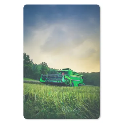 Produktbild von MuchoWow® Mauspad Mousepad Traktor - Gras - Grün 18x27 cm - Mousepads - Maus Mat - Pad - Mausunterlage