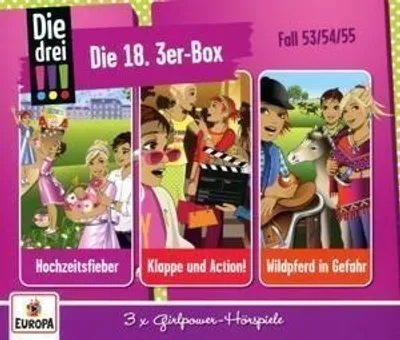 Produktbild von Die drei !!! 18./ 3er Box - Folgen 53,54,55 (3 Audio-CDs)