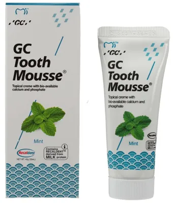 Produktbild von GC Tooth Mousse Pfefferminz 40g PZN 09517532