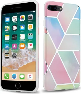 Produktbild von Cadorabo Schutzhülle für Apple iPhone 7 PLUS / 7S PLUS / 8 PLUS Hülle in Rosa TPU Handyhülle Etui Case Cover