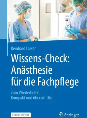 Produktbild von Wissens-Check: Anästhesie für die Fachpflege