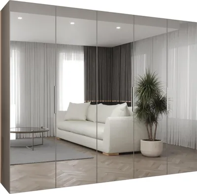Produktbild von MEBLE KRYSPOL, Kleiderschrank, Schrank 250 cmx202x52, Kaschmir, Kaschmir