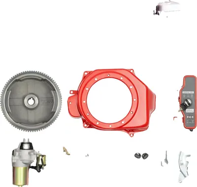 Obrázok produktu pre Elektromotorový štartovací kit, konverzia na elektrický štart, kompatibilný s kompatibilnými modelmi motorov, GX340 GX390