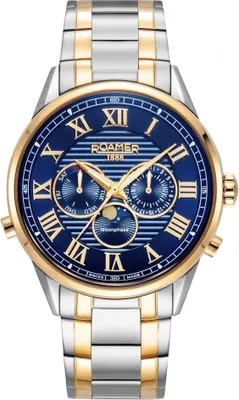 Image de Montre homme ROAMER 513821 47 45 50 classique bleu marine