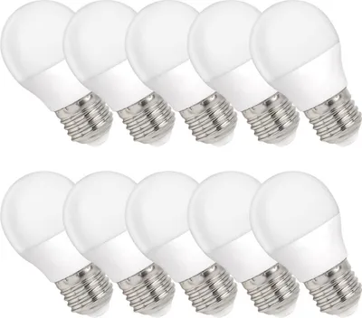 Produktbild von 10 x Spectrum LED Leuchtmittel Tropfen 1W E27 matt 90lm warmweiß 3000K 270°