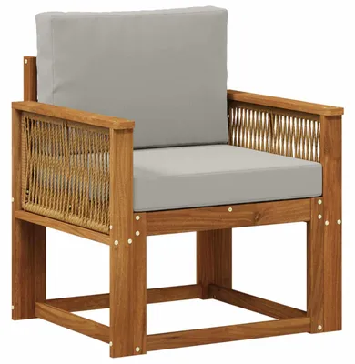 Produktbild von vidaXL Outdoor Mittelsofa Massivholz Akazie Natur