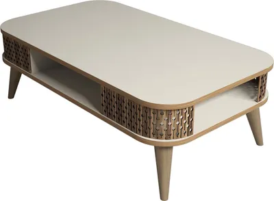 Produktbild von Skye Decor, Eylül - Cream, Couchtische, Creme, 105 x 34,6 x 60 cm