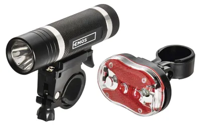 LED přední + zadní svítilna na kolo P3920 na 5x AAA, 150 lm