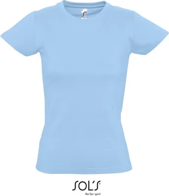 Immagine prodotto di SOLs 11502 | Maglietta donna Imperial - Colore: Blu cielo - Taglia: L