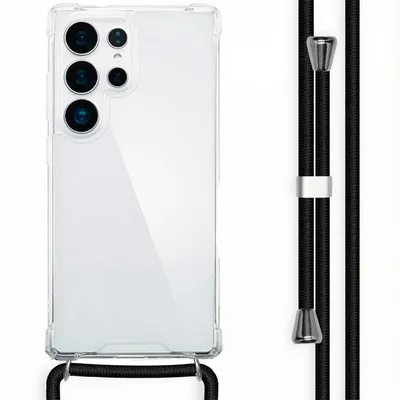 Imagen del producto de Funda trasera transparente con cordón para Samsung Galaxy S25 Ultra -