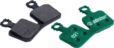 Produktbild von Magura MT5-7 Green Sinter-Bremsbeläge s2032 (021) – 1 Paar unverpackt Fahrradbremsbeläge grün 73-021-063-3