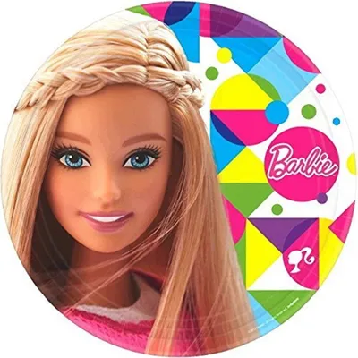 Produktbild von 16 amscan 23 cm Barbie Sparkle Pappteller