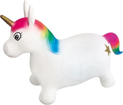 Obrázok produktu pre Mondo toys 09132, nafukovacia hračka jednorožec – skákacia hračka – jazdecká hračka pre deti